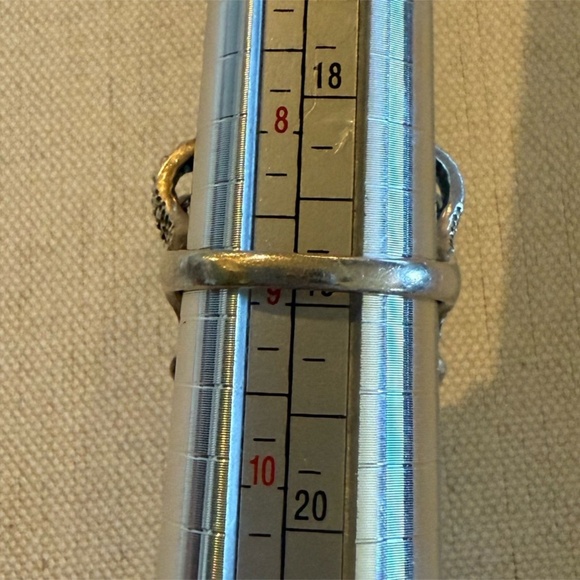 Vintage Nicky Butler 925 Sterling Silver Multi Gemstone Crown Ring Size 9 - Picture 7 of 8